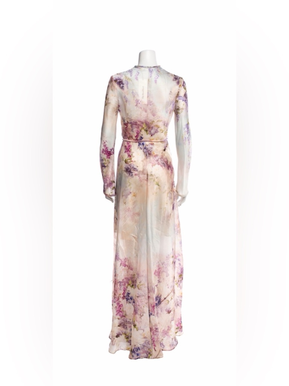 Zimmermann Pastel Floral Maxi Dress in Pink, Purple and Cream - Picture 5 of 7